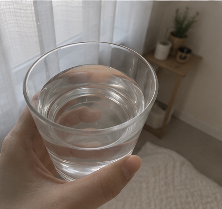 リベルサスを飲む朝の水